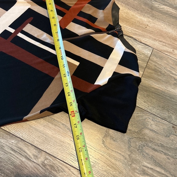 Chico’s Travelers Graphic Printed Midi Dress Size 0 Nwt’s 109$ - Picture 11 of 12